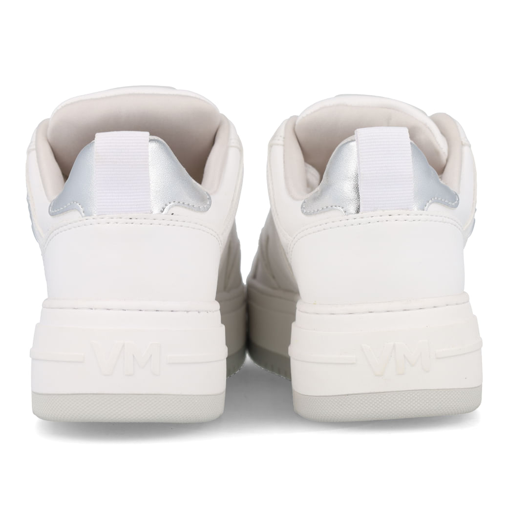 Via Marte Tenis Casual 306002-03 Branco-Prata Napa-Metalizado_8_999999992675828_23